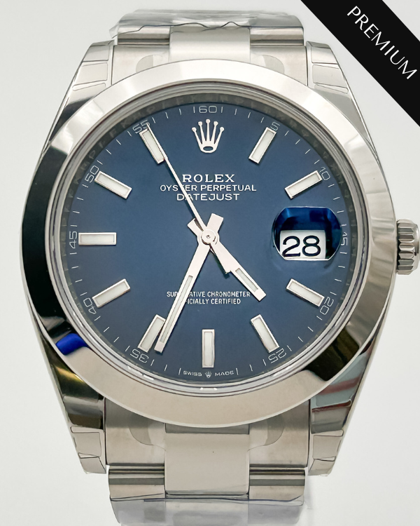 2023 Rolex Datejust 41 Oystersteel Blue Dial (126300)