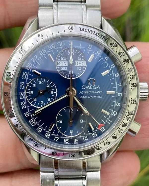 Omega Speedmaster Day-Date 39MM Steel Blue Dial (3523.80.00)