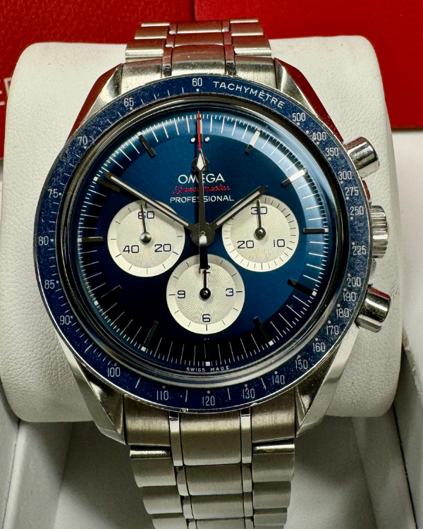 2019 Omega Speedmaster "2020 Tokyo Olympics" L.E. 42MM Blue Dial Steel Bracelet (522.30.42.30.03.001)