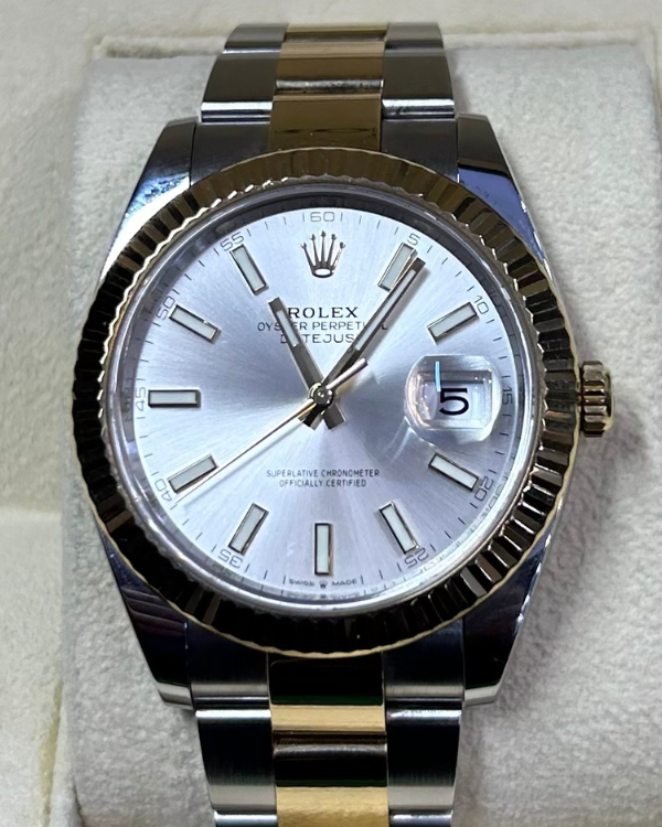 2022 Rolex Datejust 41MM Two-Tone Silver Dial (126333)