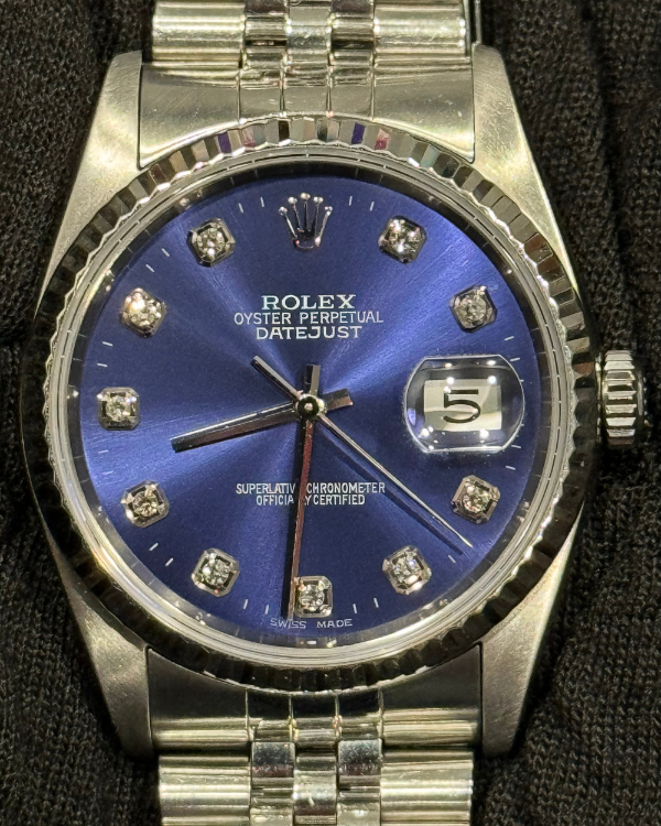 Rolex Datejust 36MM Blue Dial Jubilee Bracelet (16234)