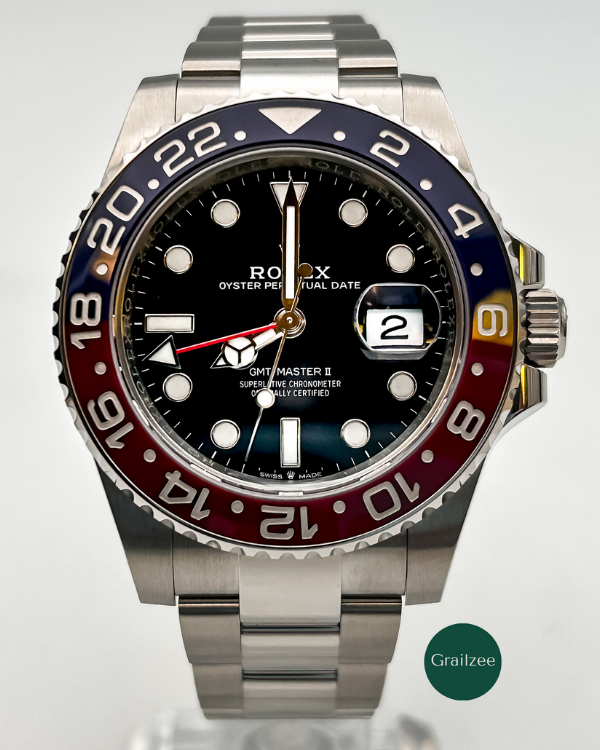 2023 Rolex GMT-Master II "Pepsi" Oystersteel Black Dial (126710BLRO)