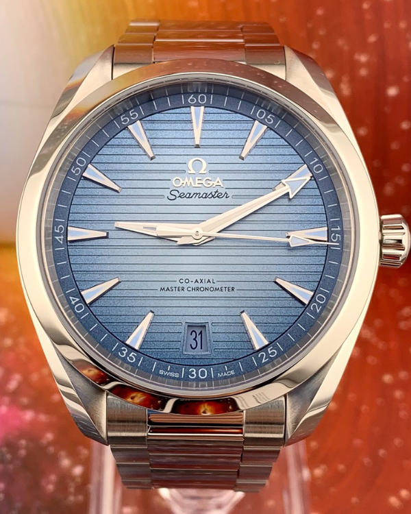 2023 Omega Seamaster Aqua Terra 150M 41MM Summer Blue Dial Steel Bracelet (220.10.41.21.03.005)