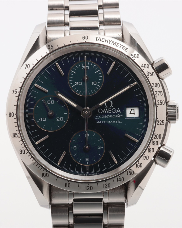 Omega Speedmaster Date 39MM Blue Dial Steel Bracelet (3511.80.00)