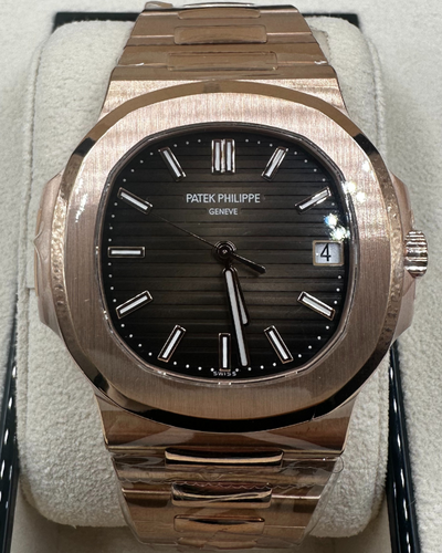 2021 Patek Philippe Nautilus Rose Gold Brown Dial (5711/1R)