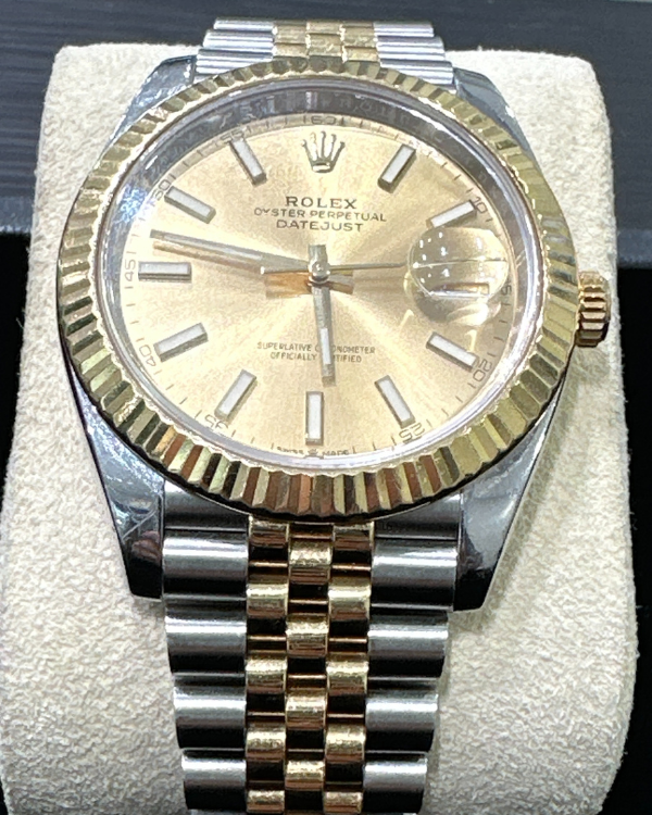 2019 Rolex Datejust 41MM Jubilee Bracelet Two-Tone Champagne Dial (126333)