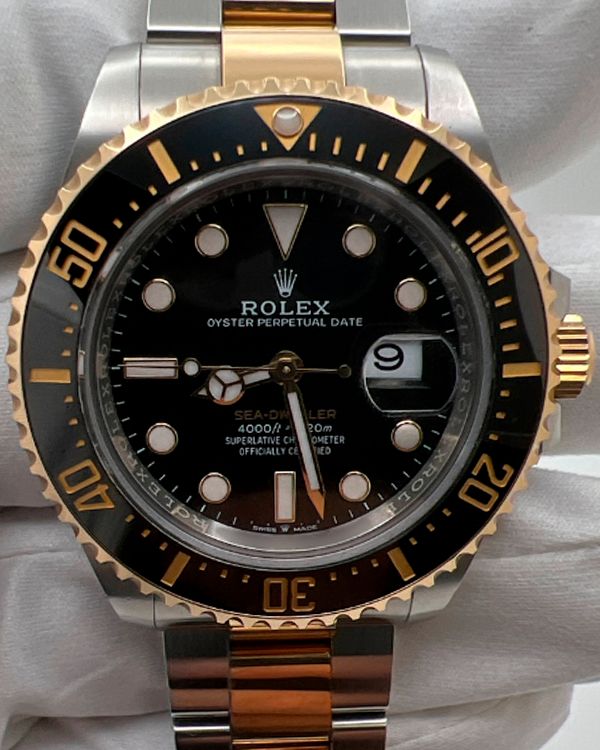 2022 Rolex Sea-Dweller 43MM Black Dial Two-Tone Bracelet (126603)