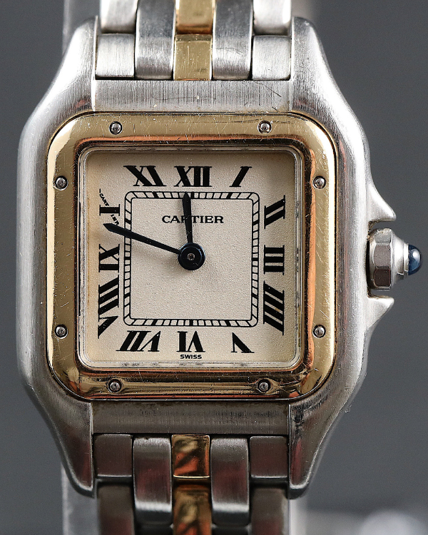 Cartier Panthère 22MM Gold and Steel Cream Dial (1120)