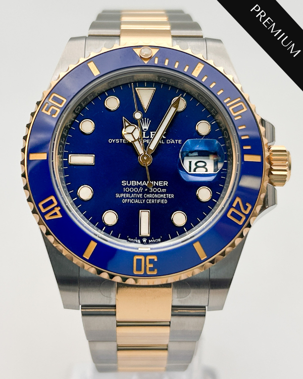 2023 Rolex Submariner Date Yellowgold/Oystersteel Blue Dial (126613LB)