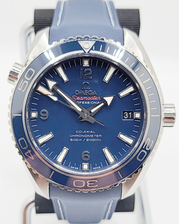 2019 Omega Seamaster Planet Ocean Titanium Blue Dial (232.92.42.21.03.001)