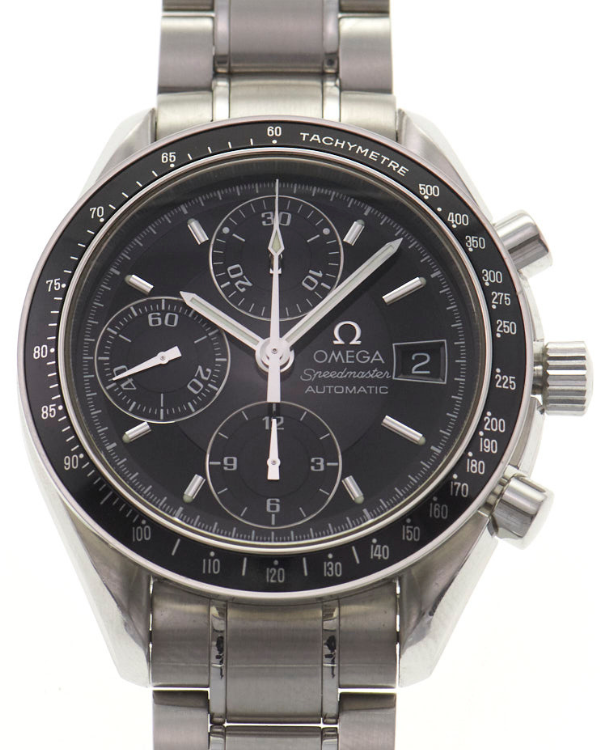 Omega Speedmaster Date 39MM Black Dial Steel Bracelet (3513.50.00)