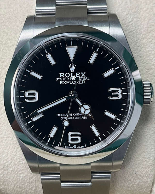 2023 Rolex Explorer 40MM Black Dial Oystersteel Bracelet (224270)