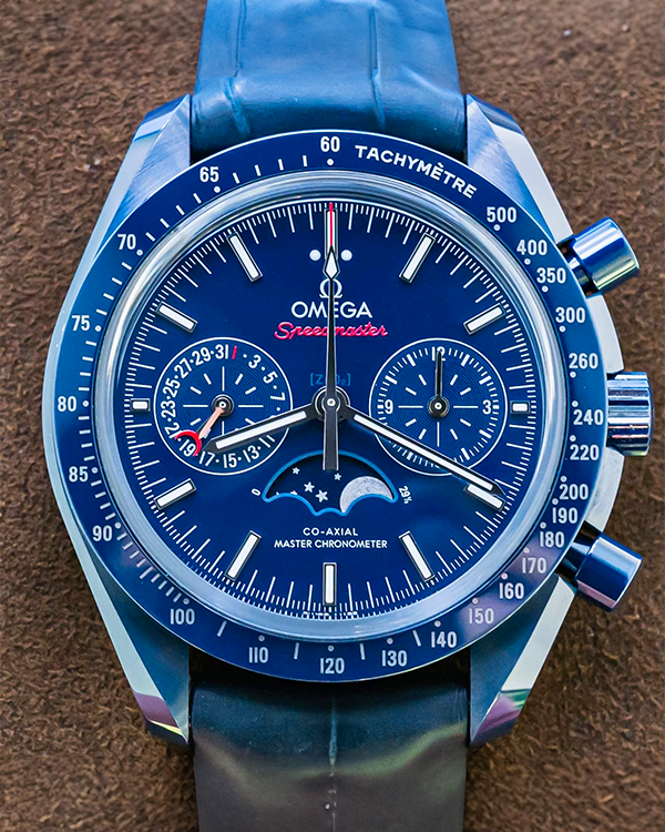 Speedmaster Blue Omega Speedmaster Moonphase