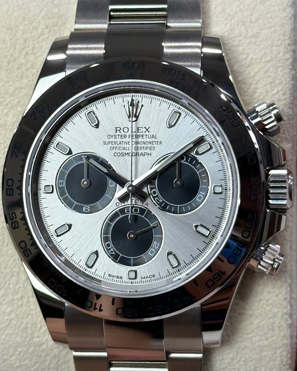 2023 Rolex Daytona 40MM Silver Dial Oyster Bracelet (116509)