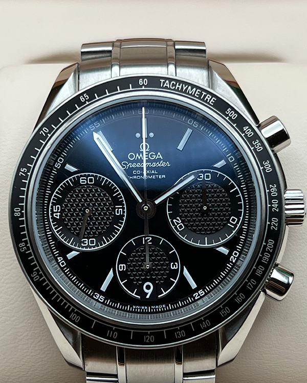 Omega Speedmaster Racing Co-Axial Chronometer Chronograph 40MM Steel Black Dial (326.30.40.50.01.001)