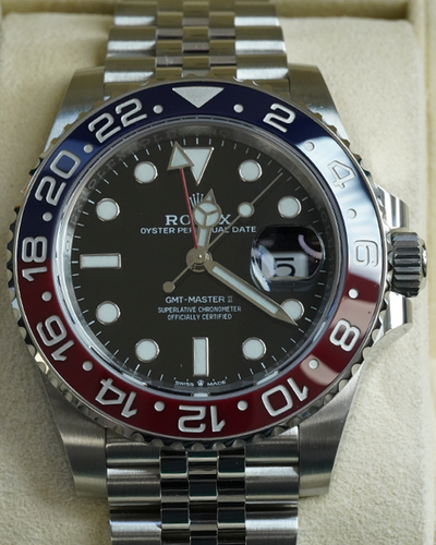 2020 Rolex GMT-Master II "Pepsi" 40MM Black Dial Jubilee Bracelet (126710BLRO)