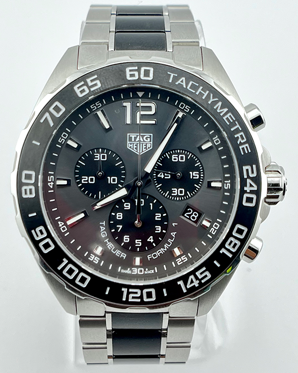 No Reserve - TAG Heuer Formula 1 Quartz 43MM Steel Grey Dial (CAZ1011.BA0843)