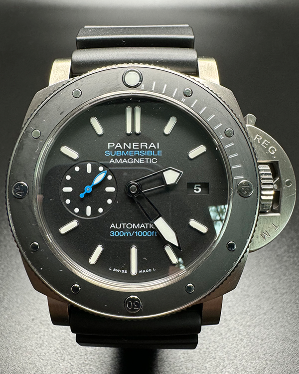 2020 Panerai Luminor Submersible 1950 3 Days 47MM Black Dial Rubber Strap (PAM01389)