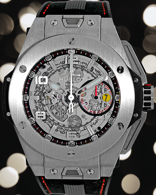 2013 Hublot Big Bang "Ferrari" L.E. 45MM Skeleton Dial Rubber Strap (401.NX.0123.VR)