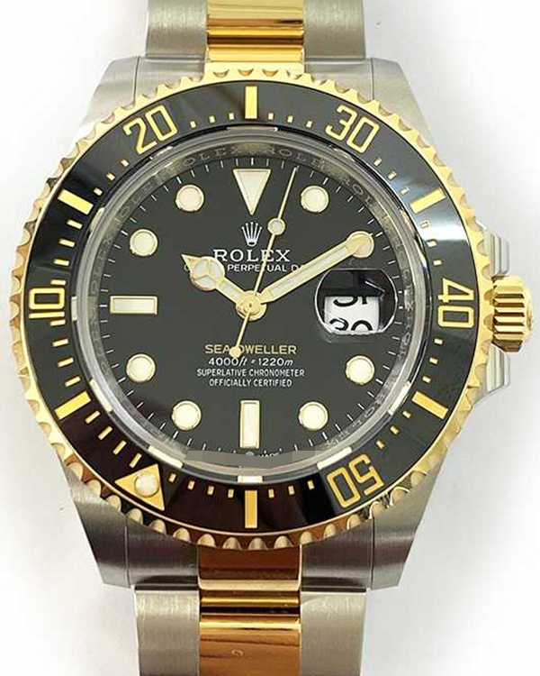 2022 Rolex Sea-Dweller 43MM Two-Tone Black Dial Oyster Bracelet (126603)