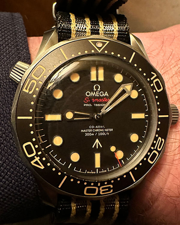 Omega Seamaster Diver 300 M Chronometer 007 James Bond Edition No Time To Die Steel Black Dial (210.90.42.20.01.001)