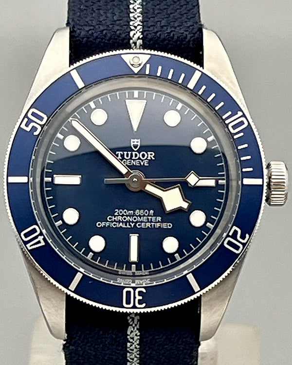 No Reserve - 2021 Tudor Black Bay 58 39MM Blue Dial Textile Strap (79030B)