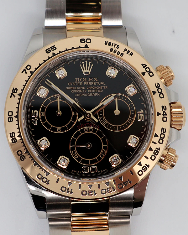 2023 Rolex Cosmograph Daytona 40MM Black Dial Two-Tone Oyster Bracelet (116503)