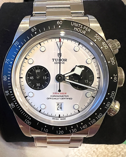 2023 Tudor Black Bay Chrono "Panda" 41MM White Dial Steel Bracelet (79360N)