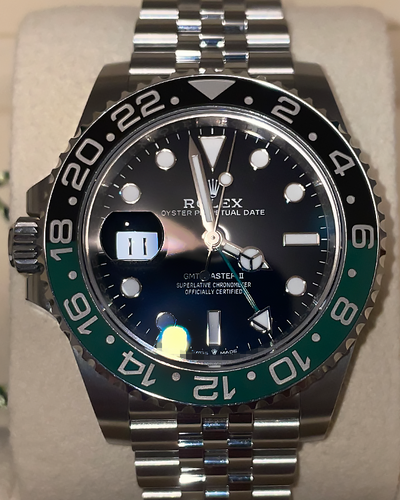 2023 Rolex GMT-Master II "Sprite" 40MM Black Dial Jubilee Bracelet (126720VTNR)