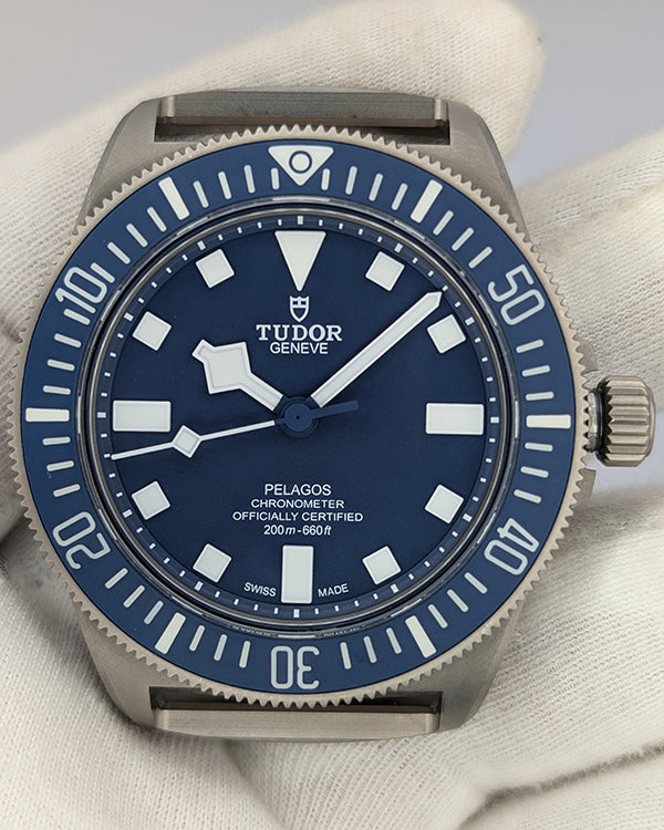 2024 Tudor Pelagos FXD 42MM Blue Dial Textile Strap (25707B/24)