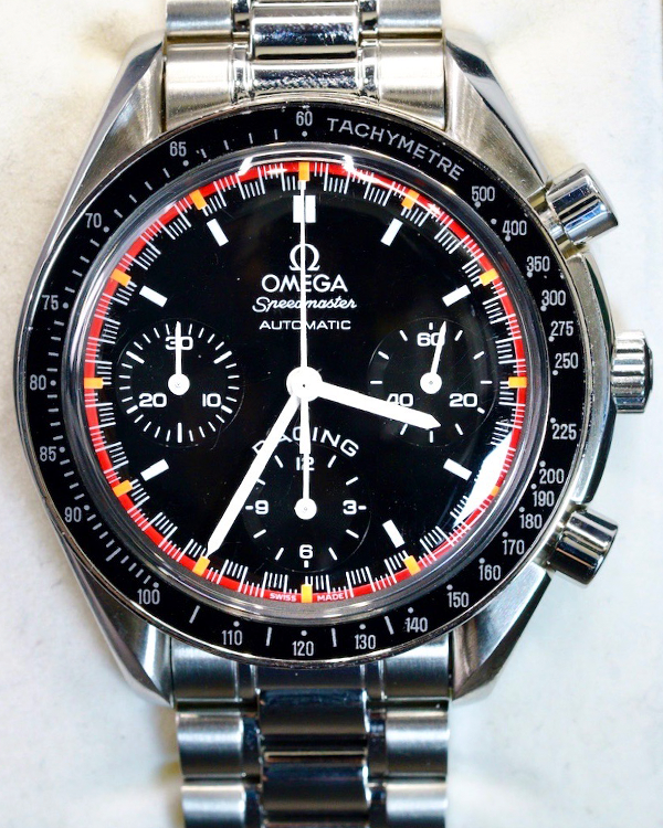 2001 Omega Speedmaster Racing "Schumacher" L.E. 39MM Black Dial Steel Bracelet (3518.50.00)