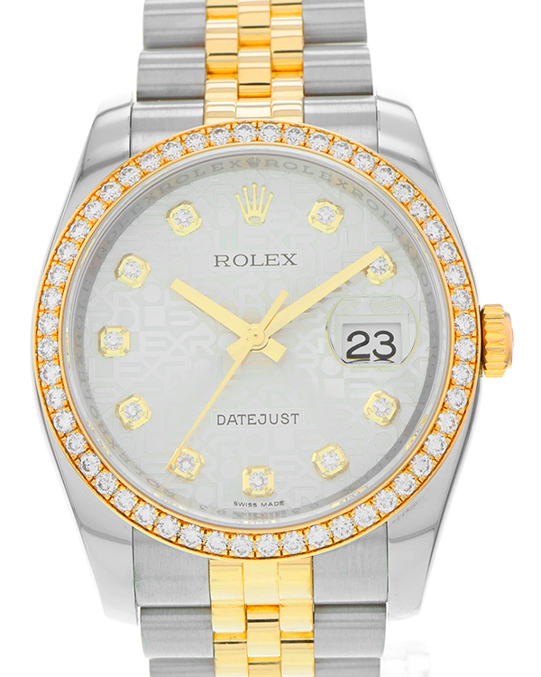 Rolex Datejust 36MM Mother of Pearl Dial Two-Tone Jubilee Bracelet (116243)