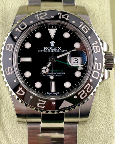 Rolex GMT-Master II 40MM Black Dial Oyster Bracelet (116710LN)