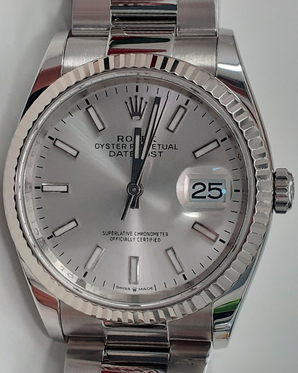 Rolex Datejust 36MM Silver Dial Oyster Bracelet (126234)