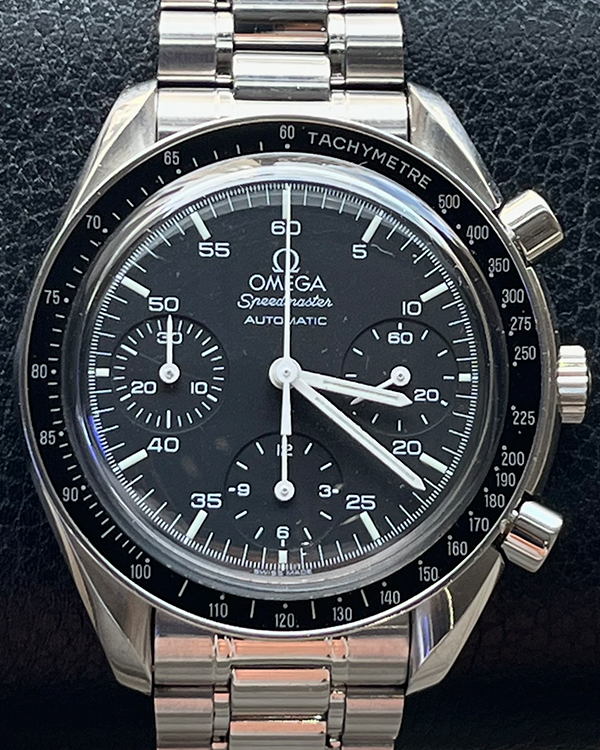 Omega Speedmaster Reduced 39MM Black Dial Steel Bracelet (3510.50.00)