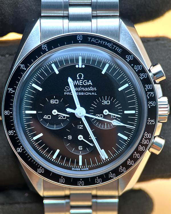 2022 Omega Speedmaster Professional Moonwatch 42MM Black Dial Steel Bracelet (310.30.42.50.01.001)