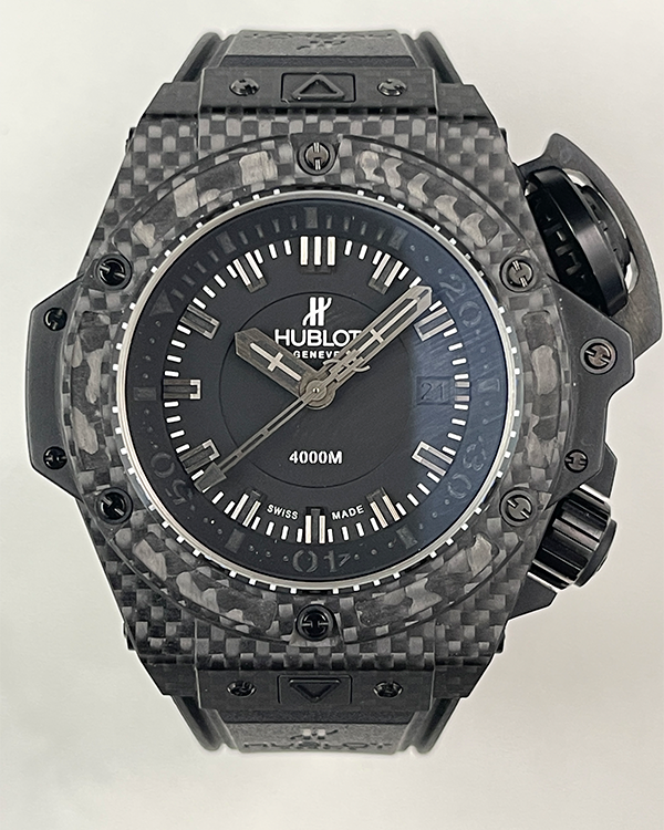 2012 Hublot Big Bang King Power Oceanographic Diver 4000M 48MM Black Dial Rubber Strap (731.QX.1140.RX)