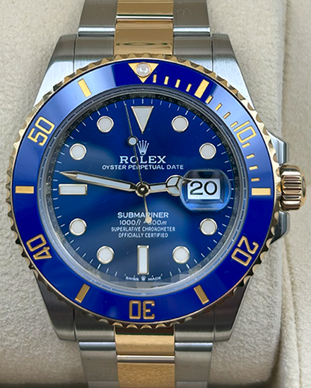 2024 Rolex Submariner Date "Bluesy" 41MM Blue Dial Two-Tone Oyster Bracelet (126613LB)