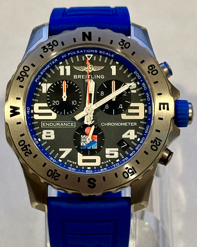 2023 Breitling Endurance Pro "Ironman World Championship" L.E. 44MM Quartz Gray Dial Rubber Strap (E823)