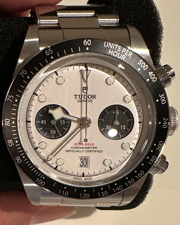 2023 Tudor Black Bay Chrono "Panda" 41MM White Dial Steel Bracelet (79360N)