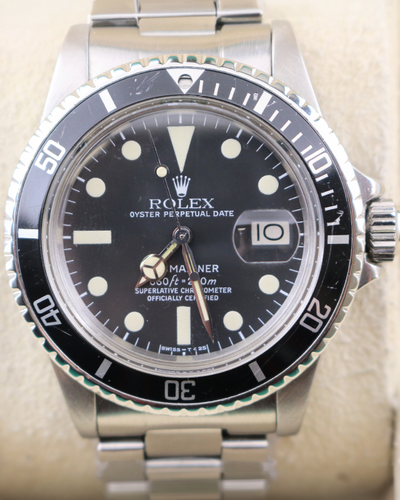 Rolex Submariner Date Vintage 40MM Black Dial Steel Bracelet (1680)