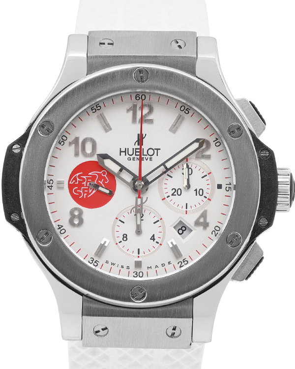 Hublot Big Bang Swiss Football Association Limited Edition 44MM White Dial Rubber Strap (301.SX.230.RX.ASF02)