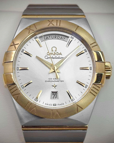 Omega Constellation 38MM Silver Dial Two-Tone Bracelet (123.20.38.22.02.002)