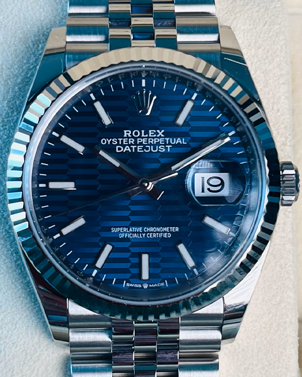 2021 Rolex Datejust 36MM Blue Dial Jubilee Bracelet (126234)