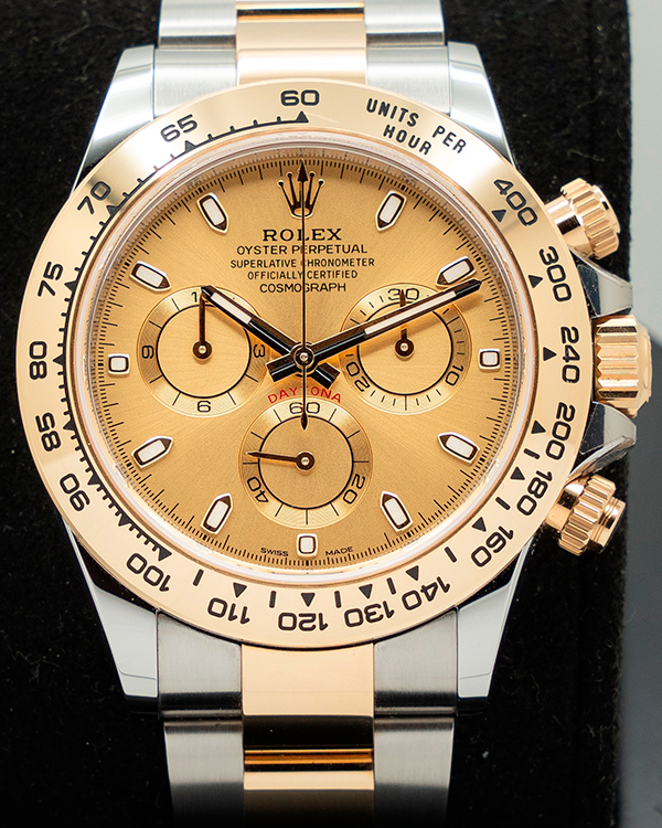 2023 Rolex Cosmograph Daytona 40MM Champagne Dial Two-Tone Oyster Bracelet (116503)