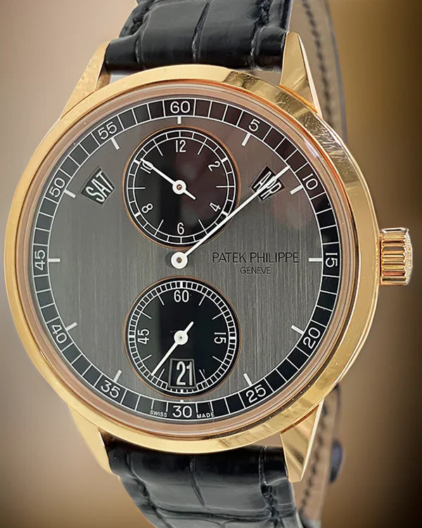 2019 Patek Philippe Annual Calendar Complications 40.5MM Grey Dial Leather Strap (5235/50R-001)