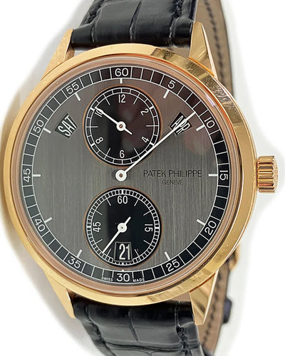 2019 Patek Philippe Annual Calendar Complications 40.5MM Black Dial Leather Strap (5235/50R-001)