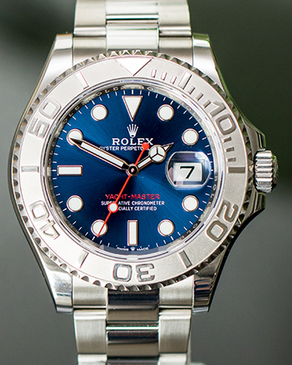 2022 Rolex Yacht-Master 40MM Oyster Bracelet Rolesium Blue Dial (126622)