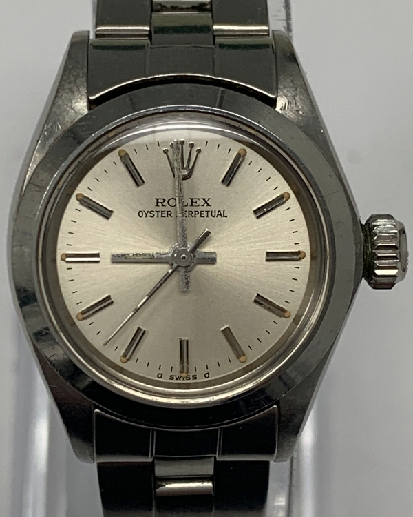 Rolex Oyster Perpetual 24MM Silver Dial Oyster Bracelet (6718)