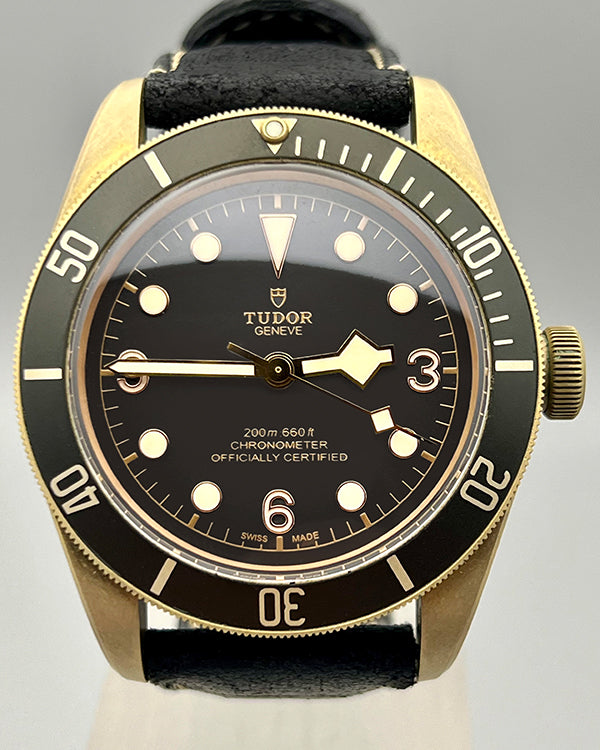 No Reserve - 2023 Tudor Black Bay Bronze 43MM Grey Dial Leather Strap (79250BA)